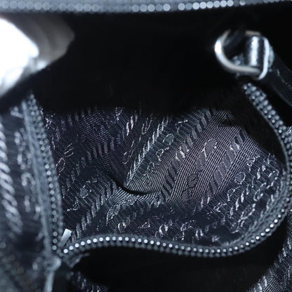 Prada Zip Pouch Tessuto, SILVER, NYLON, Clutche & pouche