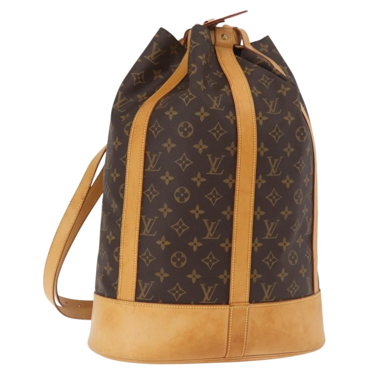 Louis Vuitton Randonnee Backpack Monogram Canvas, Brown, Canvas, Backpack
