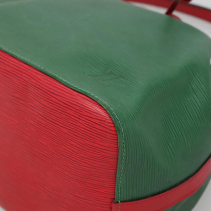 Louis Vuitton Bicolor Petit Noe Handbag Epi Leather, GREEN, EPI_LEATHER, Handbag