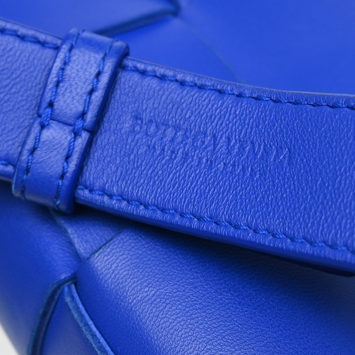 Bottega Veneta Cassette Belt Bag Maxi Intrecciato Leather, Blue, Leather, Clutch