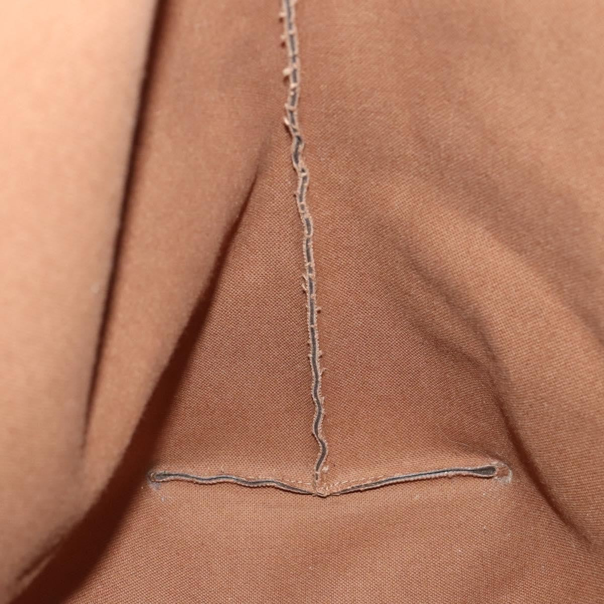 Celine Vintage Macadam Tote bag Canvas, BROWN, PVC, Tote bag