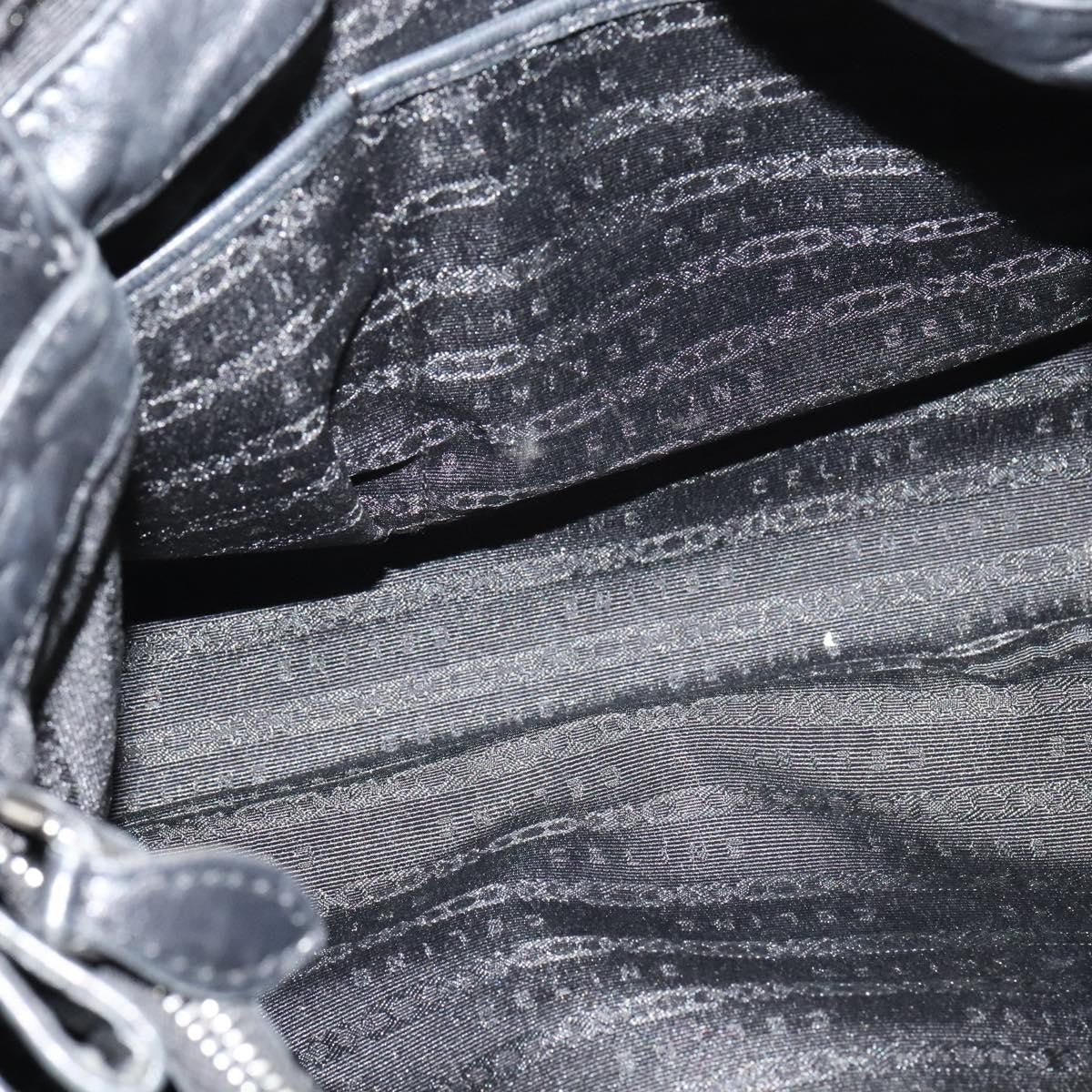 Celine Handbag Leather, BLACK, LEATHER, Handbag