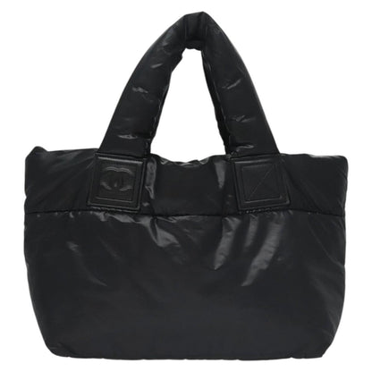 Chanel Coco Cocoon Reversible Tote Quilted Nylon, BLACK, NYLON, Tote bag