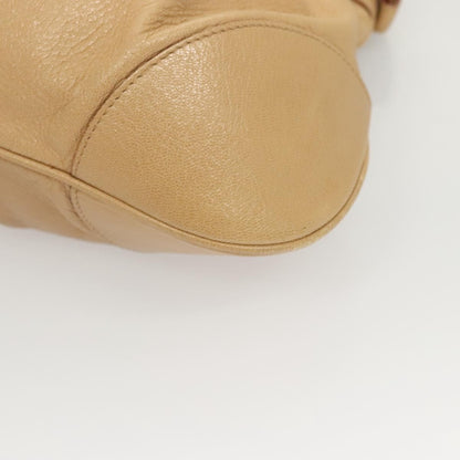 Salvatore Ferragamo Marisa Satchel Leather, BEIGE, LEATHER, Handbag