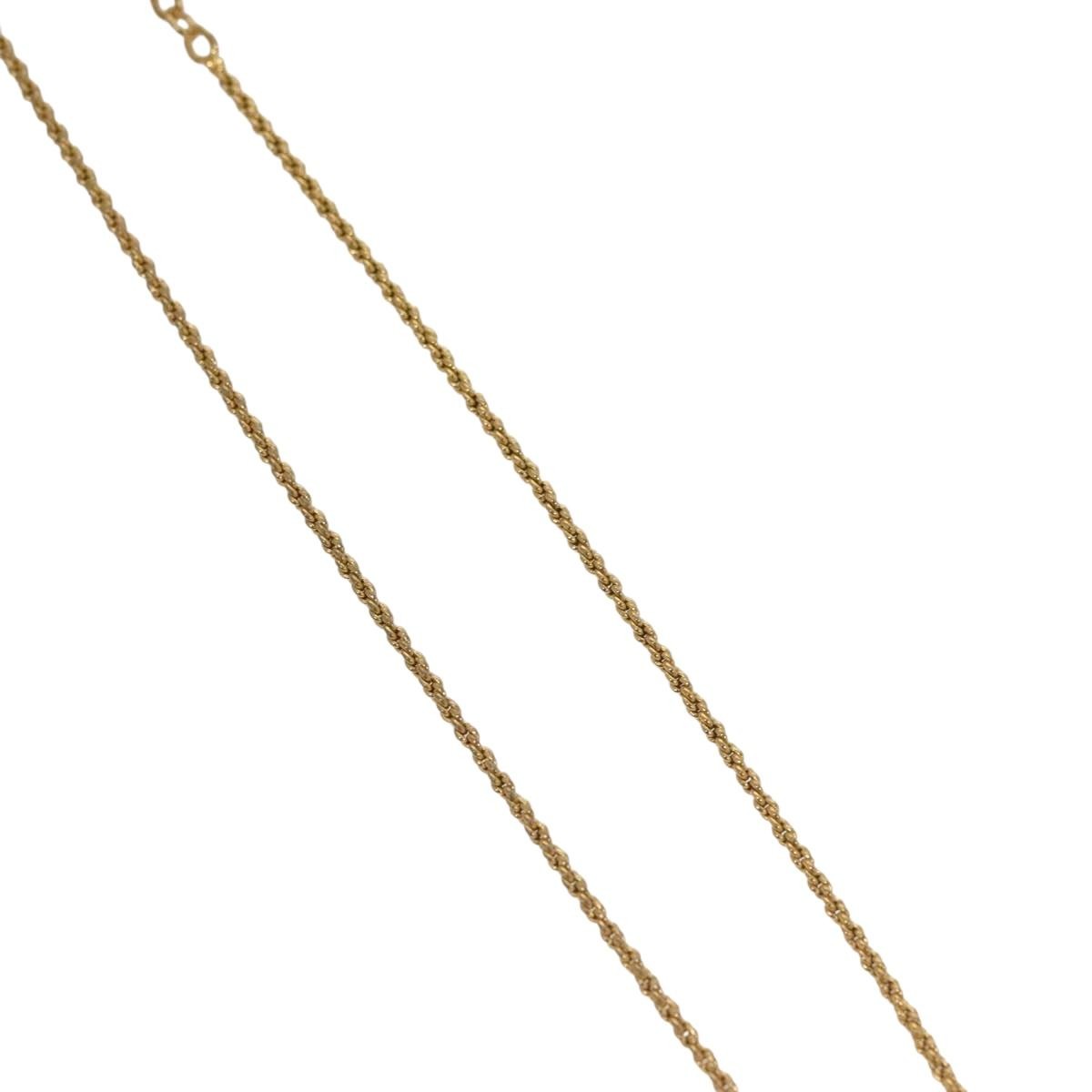 Christian Dior CD Pendant Necklace Gold-plated, GOLD, METAL, Necklace