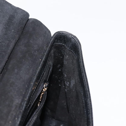 Gucci Vintage Bamboo Handle Bag Leather, BLACK, LEATHER, Handbag