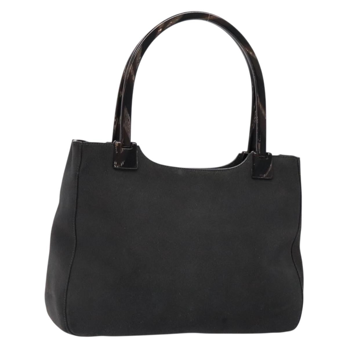 Prada Vintage Tote Suede, GRAY, SUEDE, Tote bag