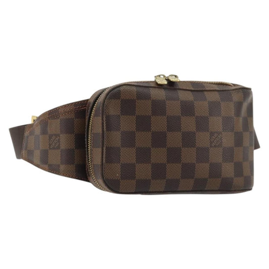 Louis Vuitton Geronimos Waist Bag Damier, Brown, Canvas, Shoulder Bag