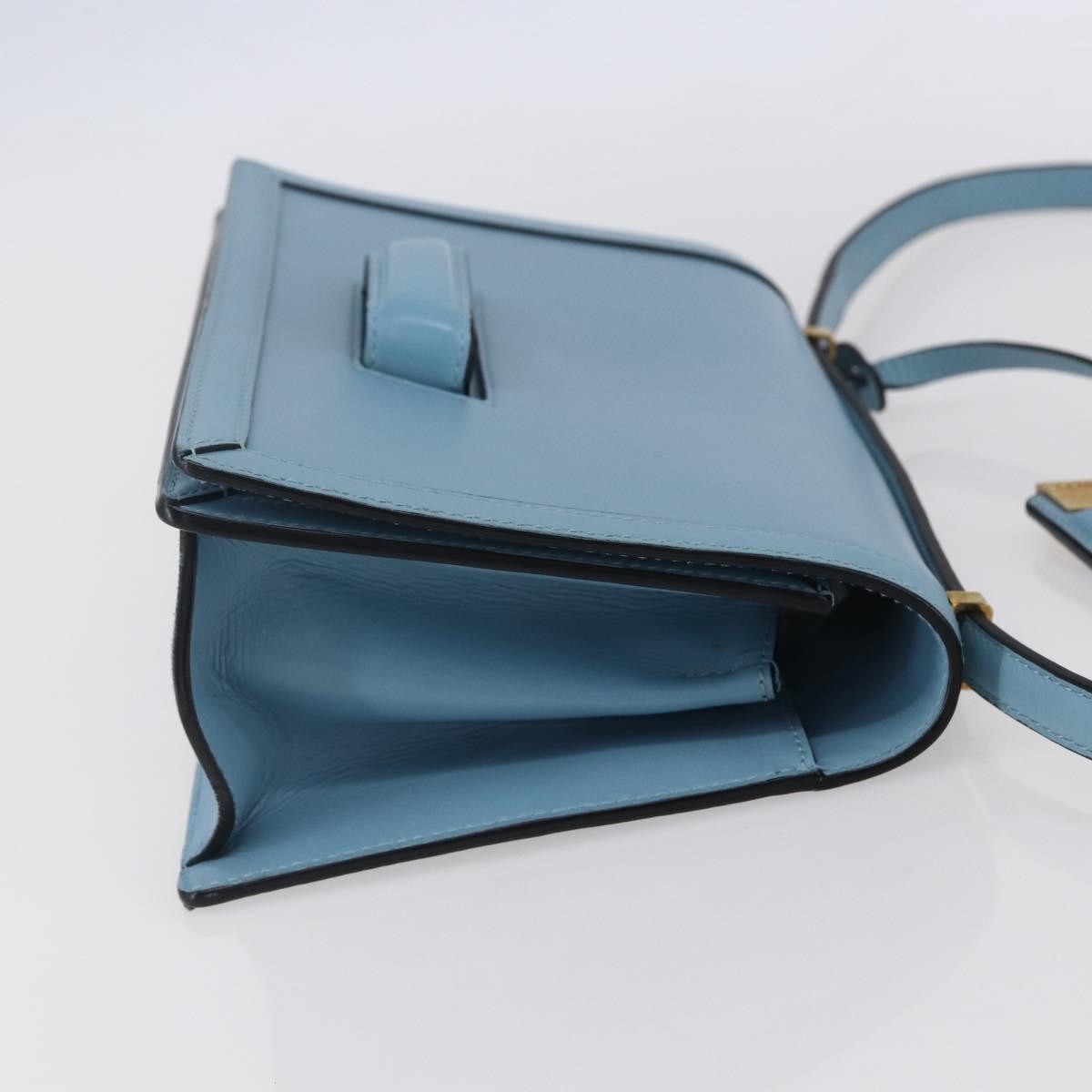 Loewe Barcelona Shoulder Bag Leather, BLUE, LEATHER, Shoulder bag