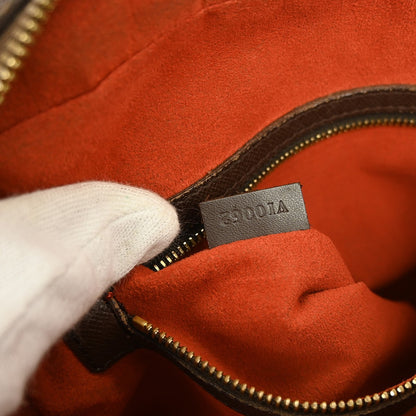 Louis Vuitton Brera Handbag Damier, BROWN, CANVAS, Handbag