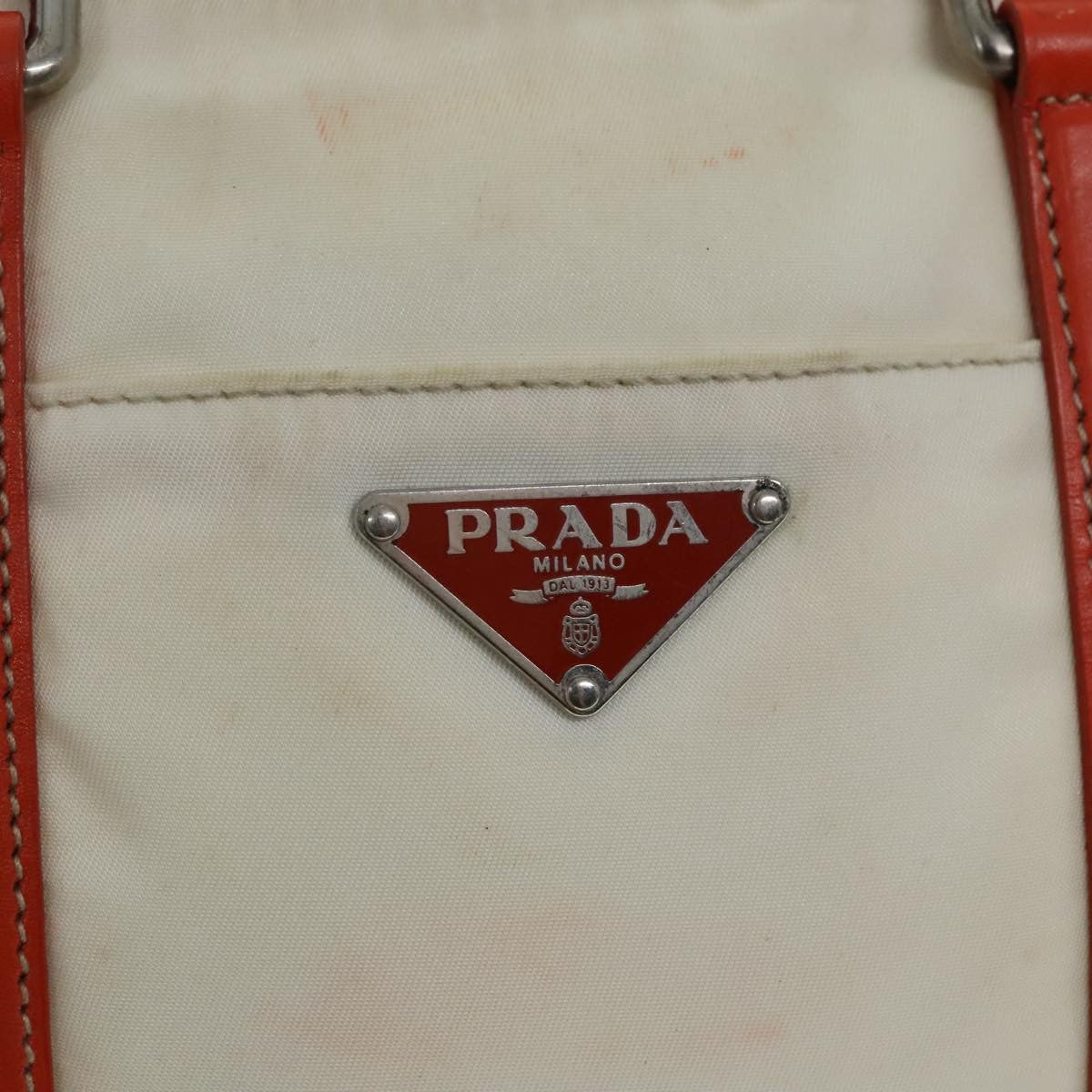 Prada Vintage Zip Handbag Tessuto, ECRU, NYLON, Handbag