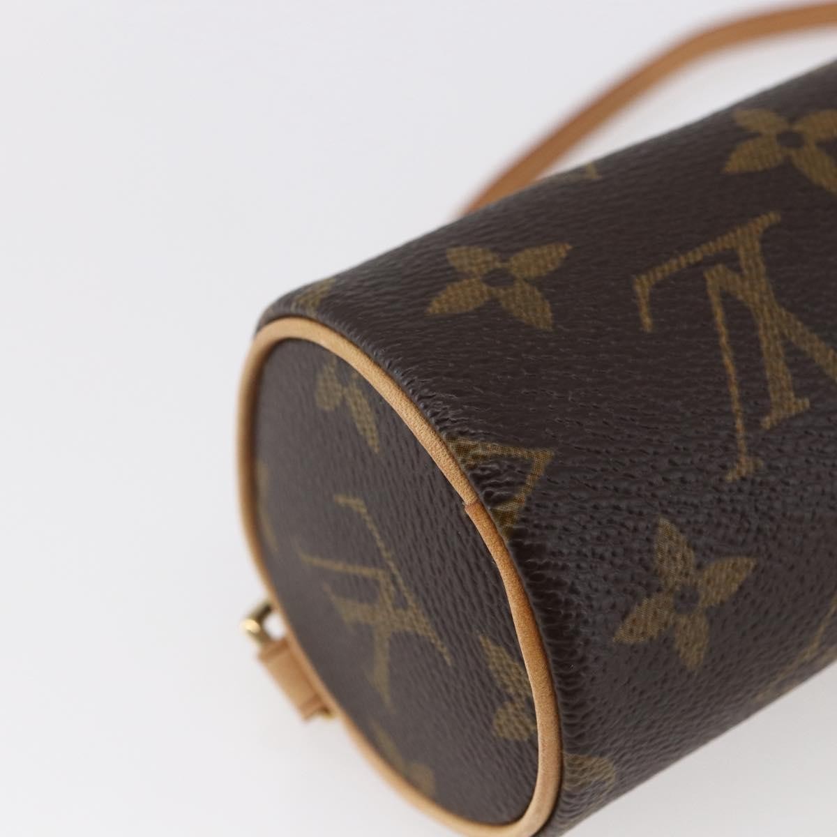 Louis Vuitton Papillon Pochette Monogram Canvas, BROWN, CANVAS, Handbag