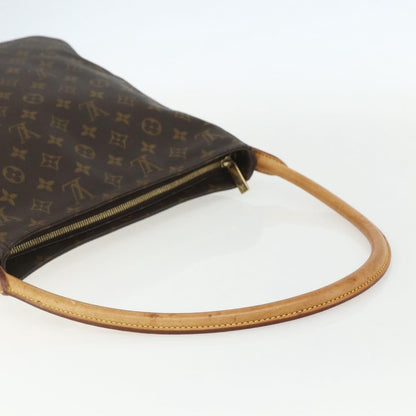 Louis Vuitton Looping Handbag Monogram Canvas, BROWN, CANVAS, Shoulder bag