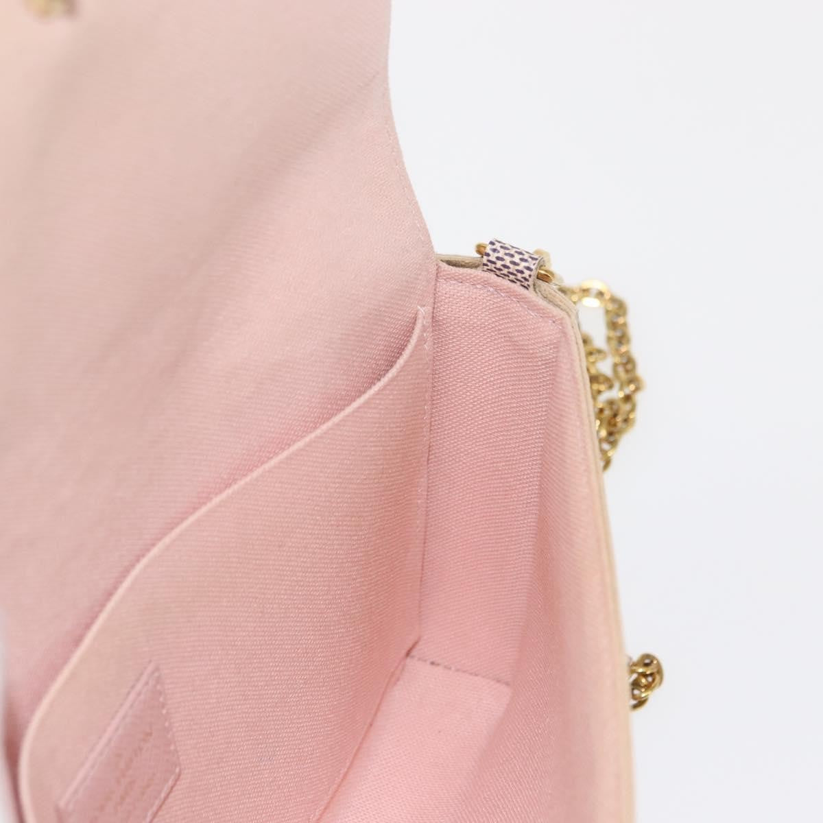 Louis Vuitton Felicie Pochette Damier, WHITE, CANVAS, Clutche & pouche