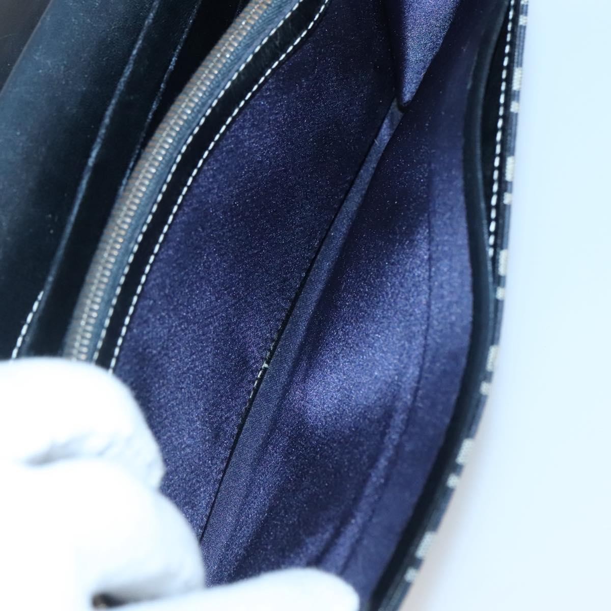 Fendi FF Continental Wallet Canvas, NAVY, CANVAS, Wallets