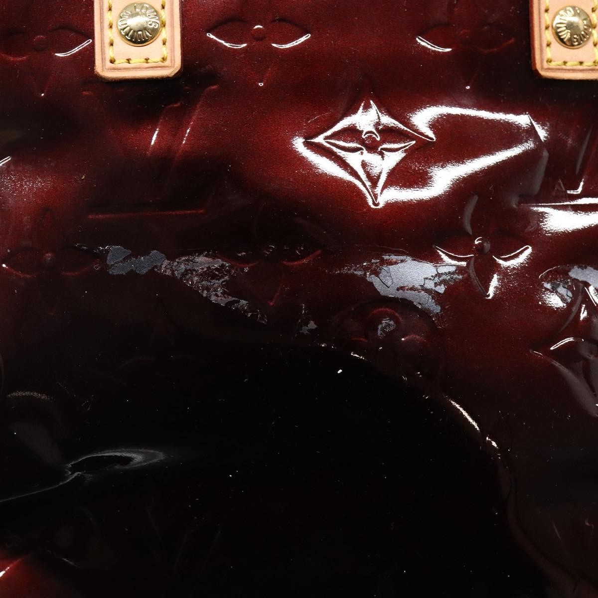 Louis Vuitton Reade Handbag Monogram Vernis, BURGUNDY, PATENT_LEATHER, Handbag