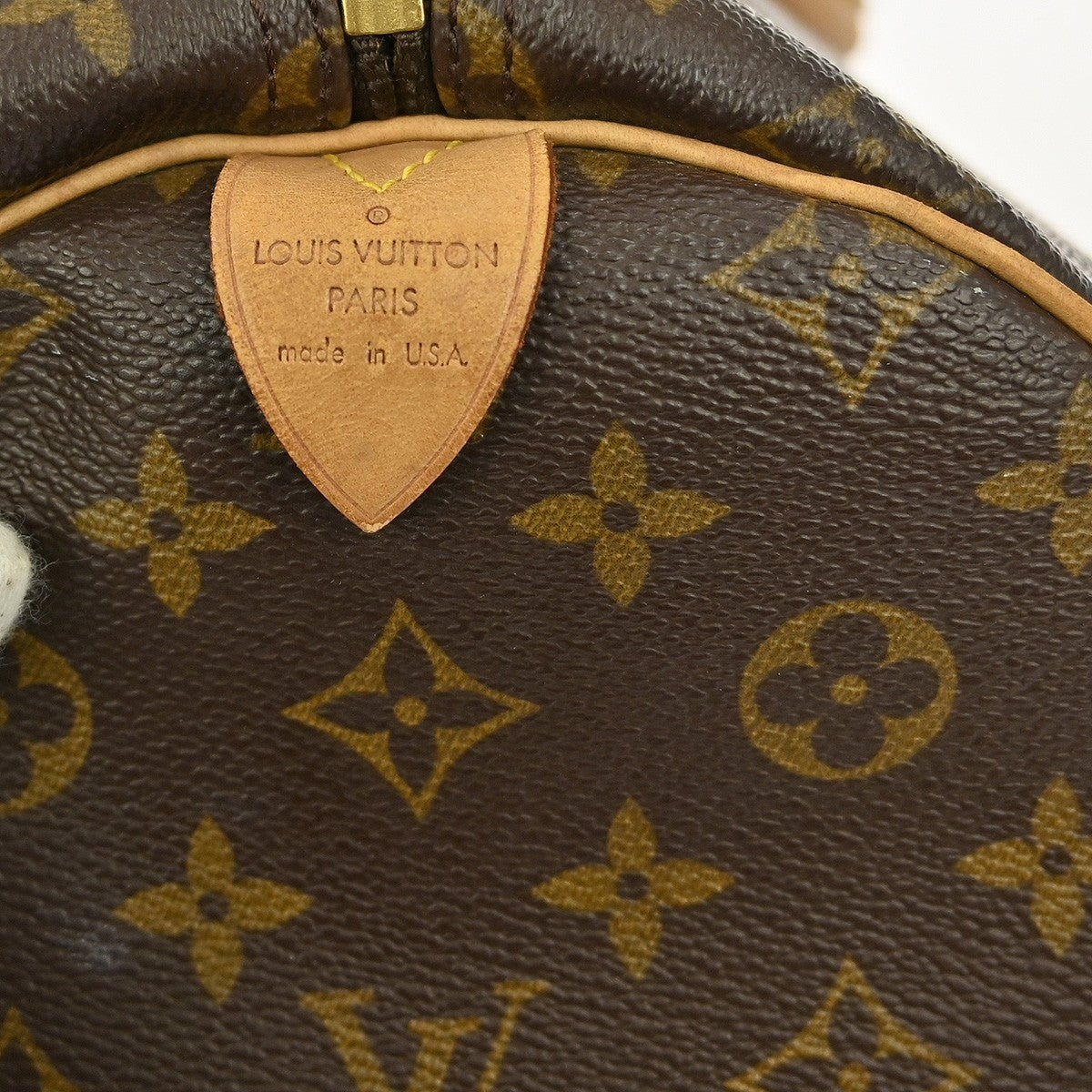 Louis Vuitton Keepall Bag Monogram Canvas, BROWN, CANVAS, Travel bag