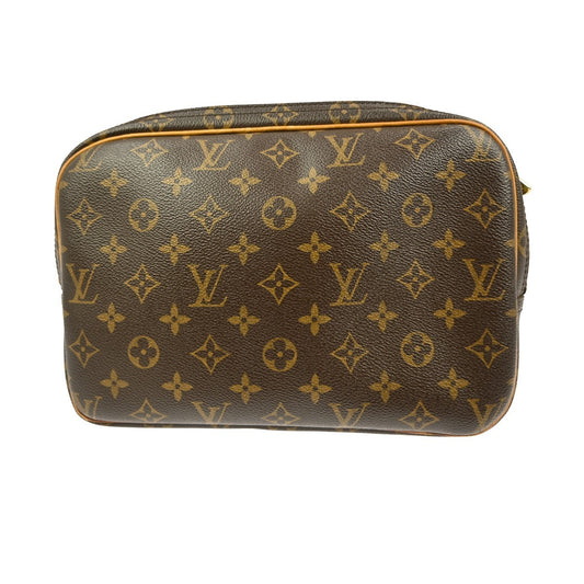 Louis Vuitton Reporter Bag Monogram Canvas, BROWN, CANVAS, Shoulder bag