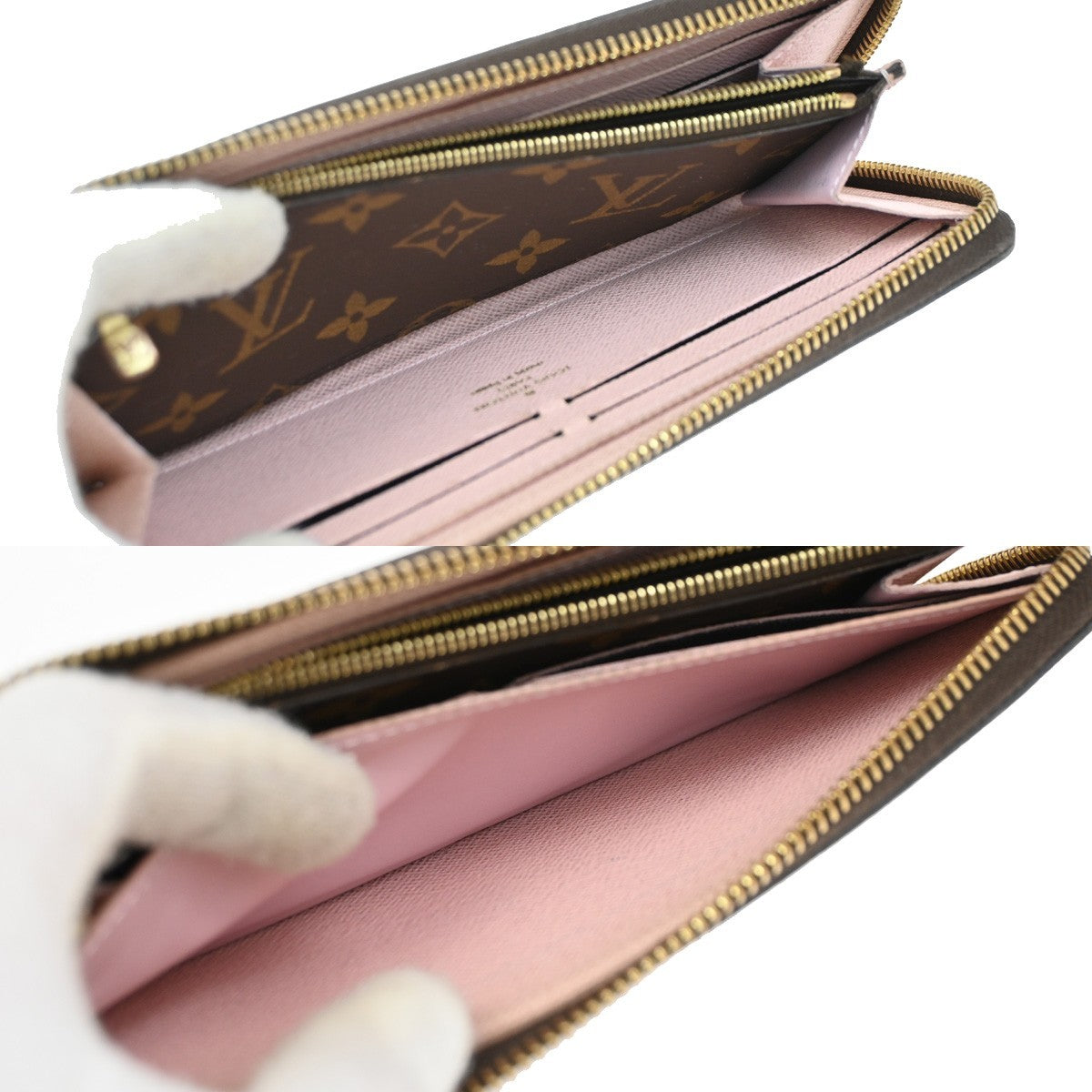 Louis Vuitton Clemence Wallet Monogram Canvas, BROWN, LEATHER, Wallets