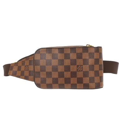 Louis Vuitton Geronimos Waist Bag Damier, BROWN, CANVAS, Clutche & pouche