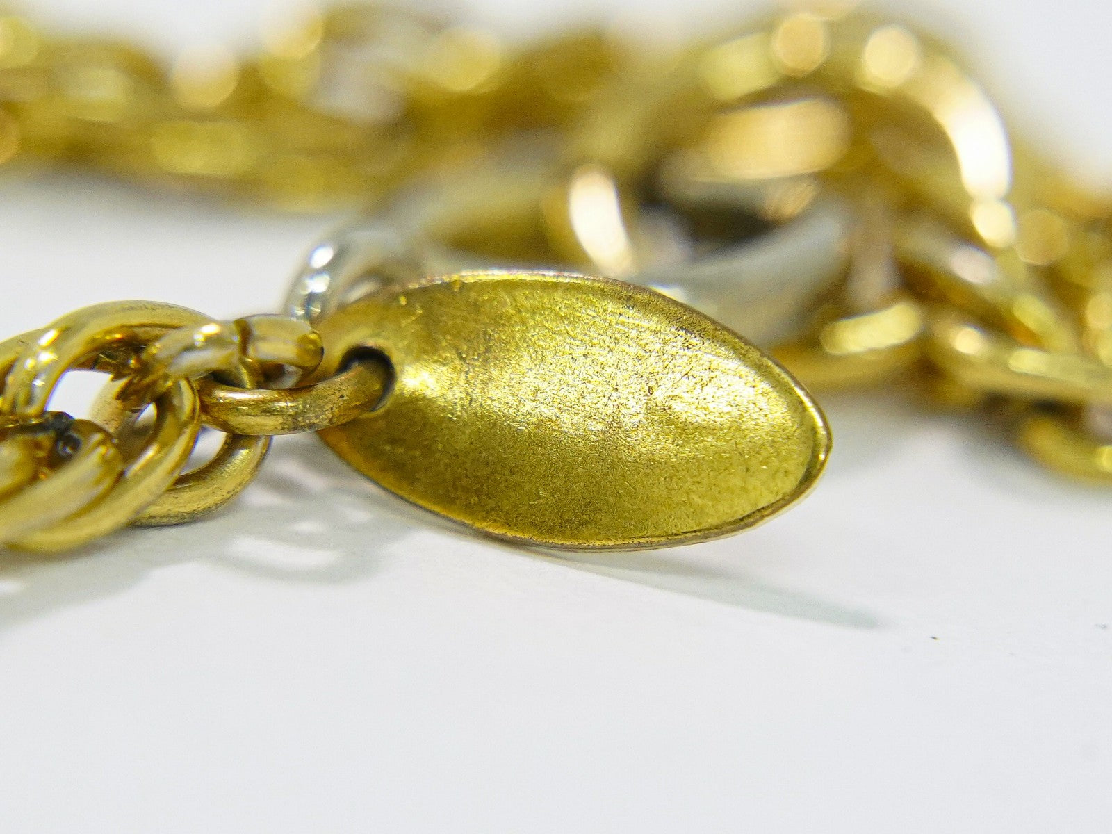 Chanel Vintage Medallion Necklace Metal, GOLD, GOLD_PLATED, Necklace