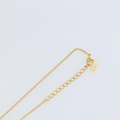 Christian Dior CD Heart Necklace Metal, GOLD, METAL, Necklace