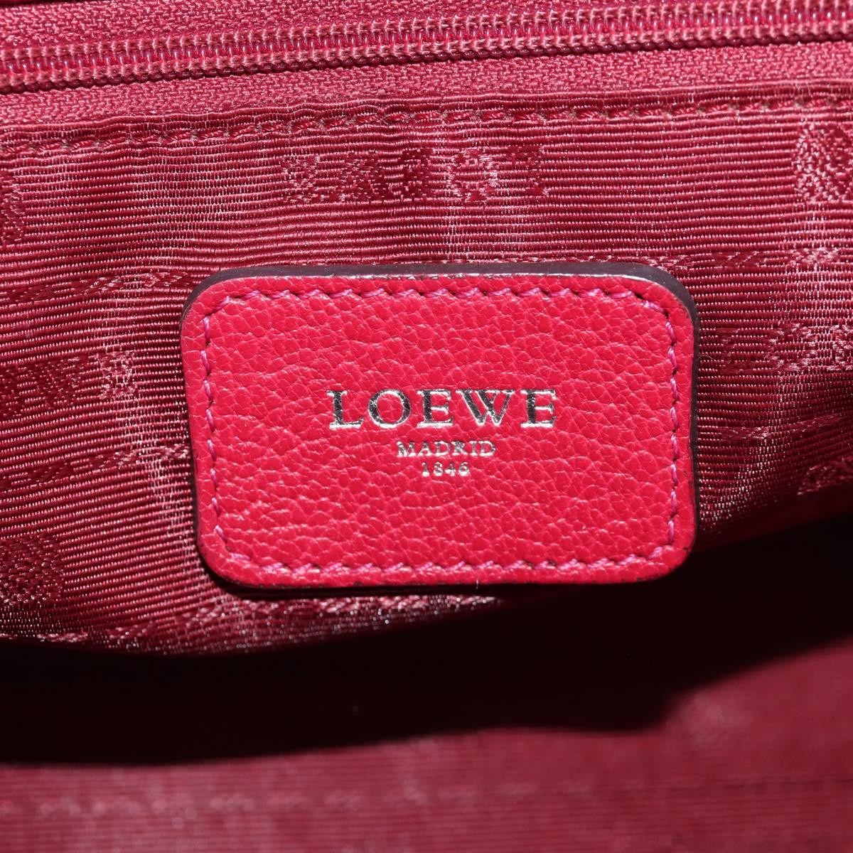 Loewe Amazona Bag Leather, RED, LEATHER, Handbag