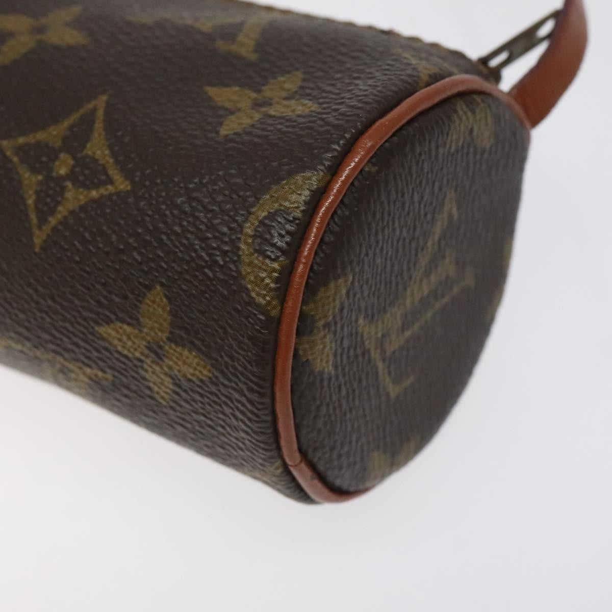 Louis Vuitton Papillon Pochette Monogram Canvas, BROWN, CANVAS, Clutche & pouche