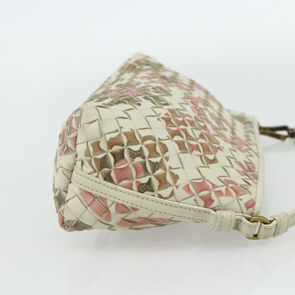 Bottega Veneta Intrecciato Clutch bag Leather, White, Leather, Clutch