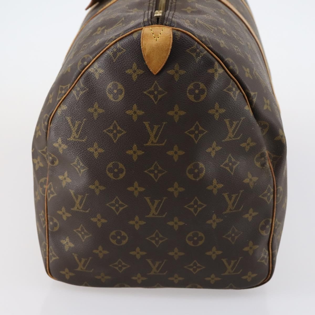 Louis Vuitton Keepall Bag Monogram Canvas, BROWN, CANVAS, Handbag
