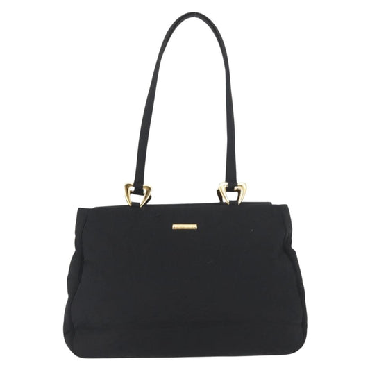 Saint Laurent Vintage Shoulder Bag Nylon, BLACK, NYLON, Tote bag