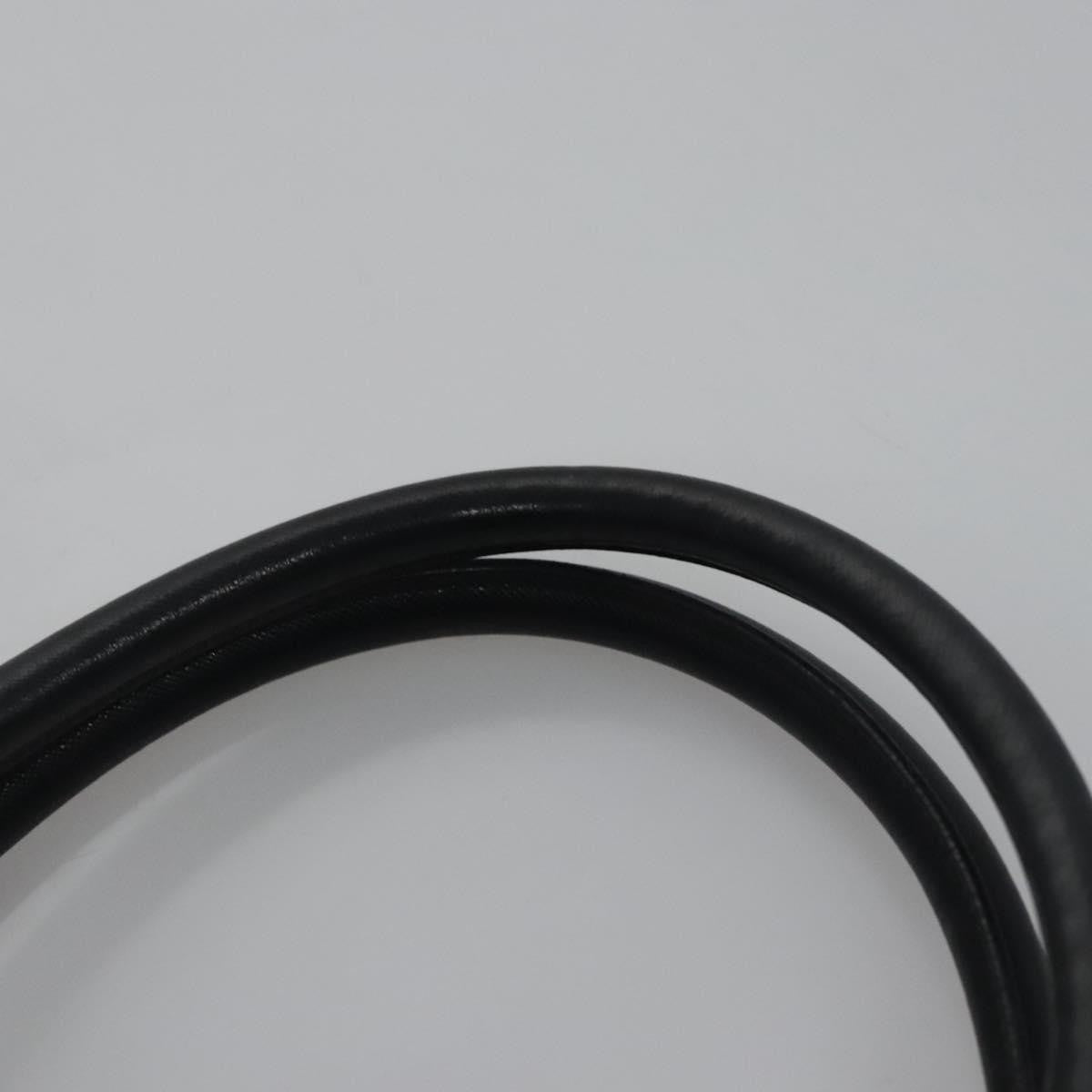 Salvatore Ferragamo Gancini Shoulder Bag Leather, BLACK, LEATHER, Shoulder bag