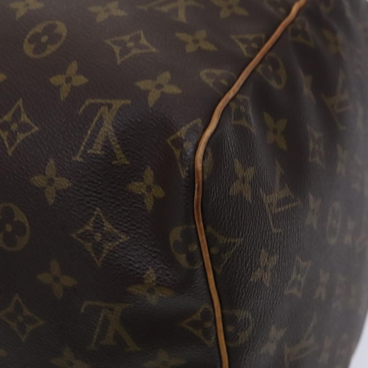 Louis Vuitton Keepall Bag Monogram Canvas, BROWN, CANVAS, Travel bag