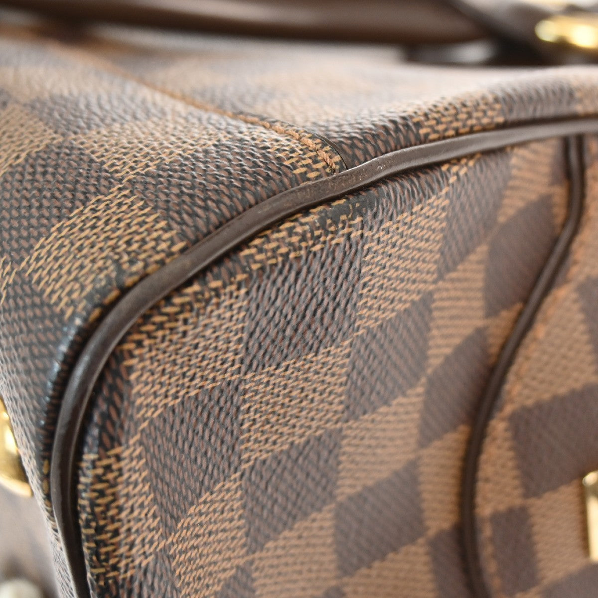 Louis Vuitton Duomo Boston Bag Damier, BROWN, CANVAS, Handbag