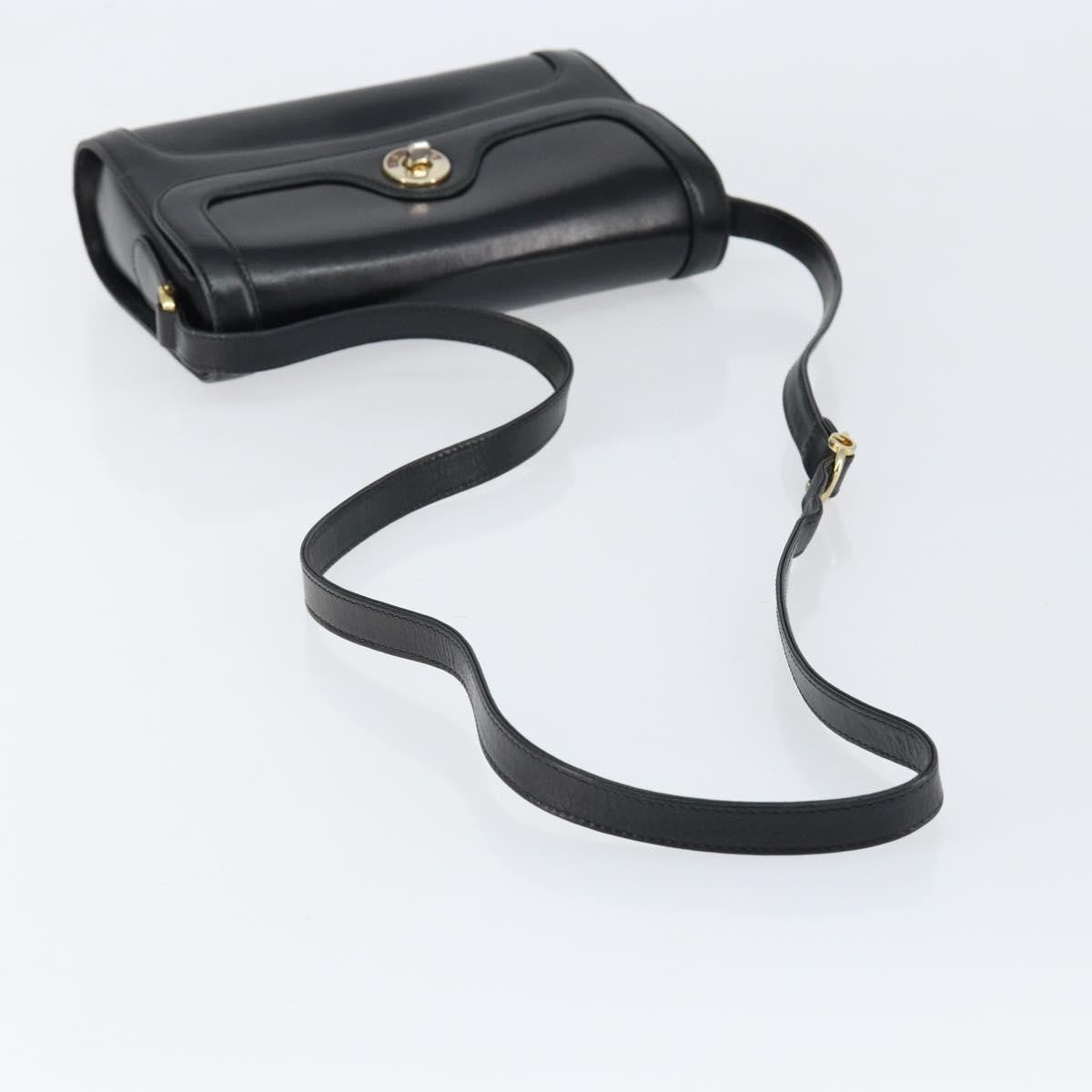 Gucci Vintage Shoulder Bag Leather, BLACK, LEATHER, Shoulder bag