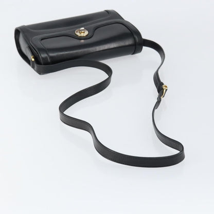 Gucci Vintage Shoulder Bag Leather, BLACK, LEATHER, Shoulder bag