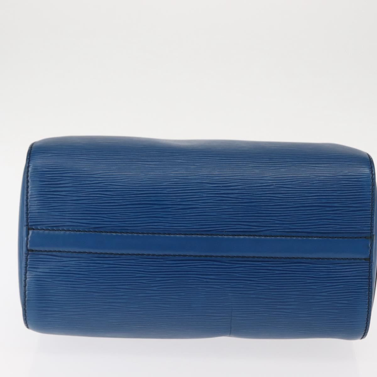 Louis Vuitton Speedy Handbag Epi Leather, BLUE, LEATHER, Handbag