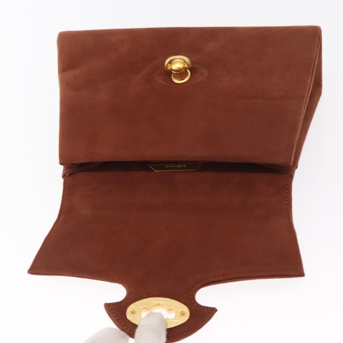 Givenchy Vintage Handbag Suede, BROWN, SUEDE, Handbag