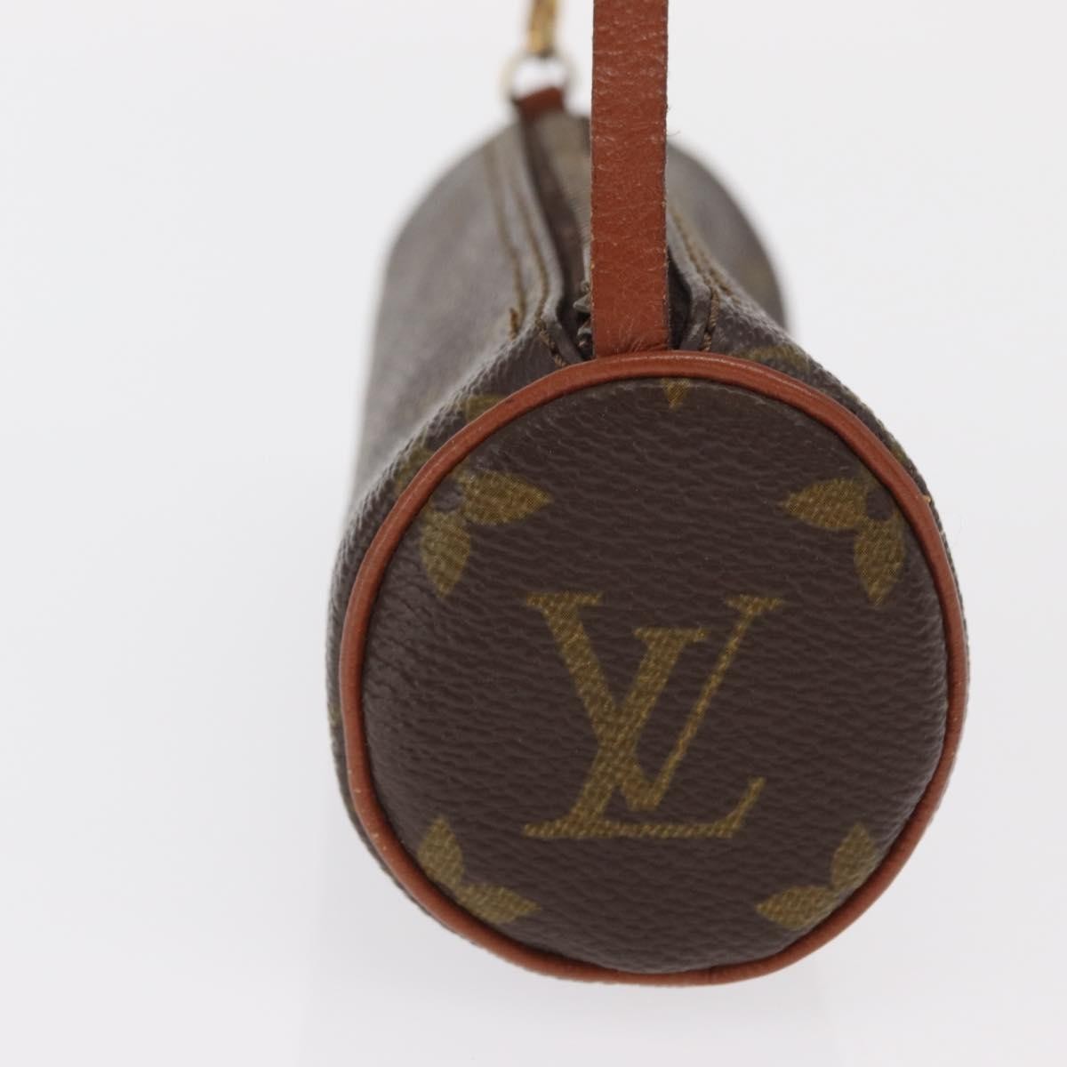 Louis Vuitton Papillon Pochette Monogram Canvas, BROWN, CANVAS, Clutche & pouche