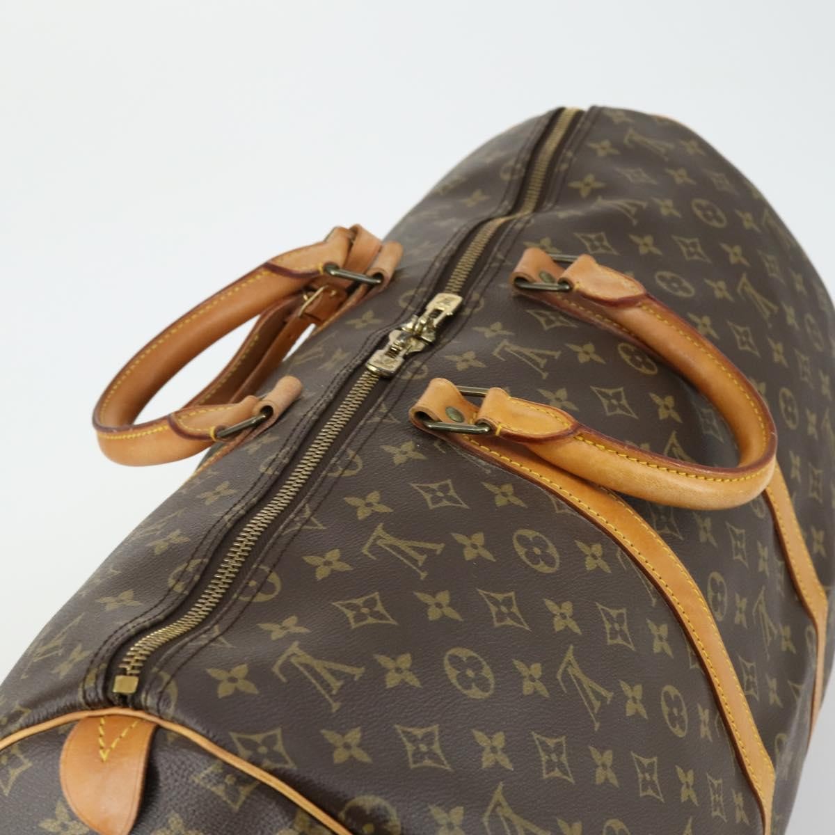 Louis Vuitton Keepall Bag Monogram Canvas, Brown, Canvas, Travel Bag