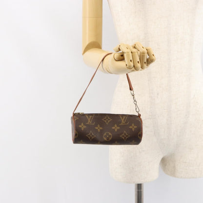 Louis Vuitton Papillon Pochette Monogram Canvas, BROWN, CANVAS, Clutche & pouche