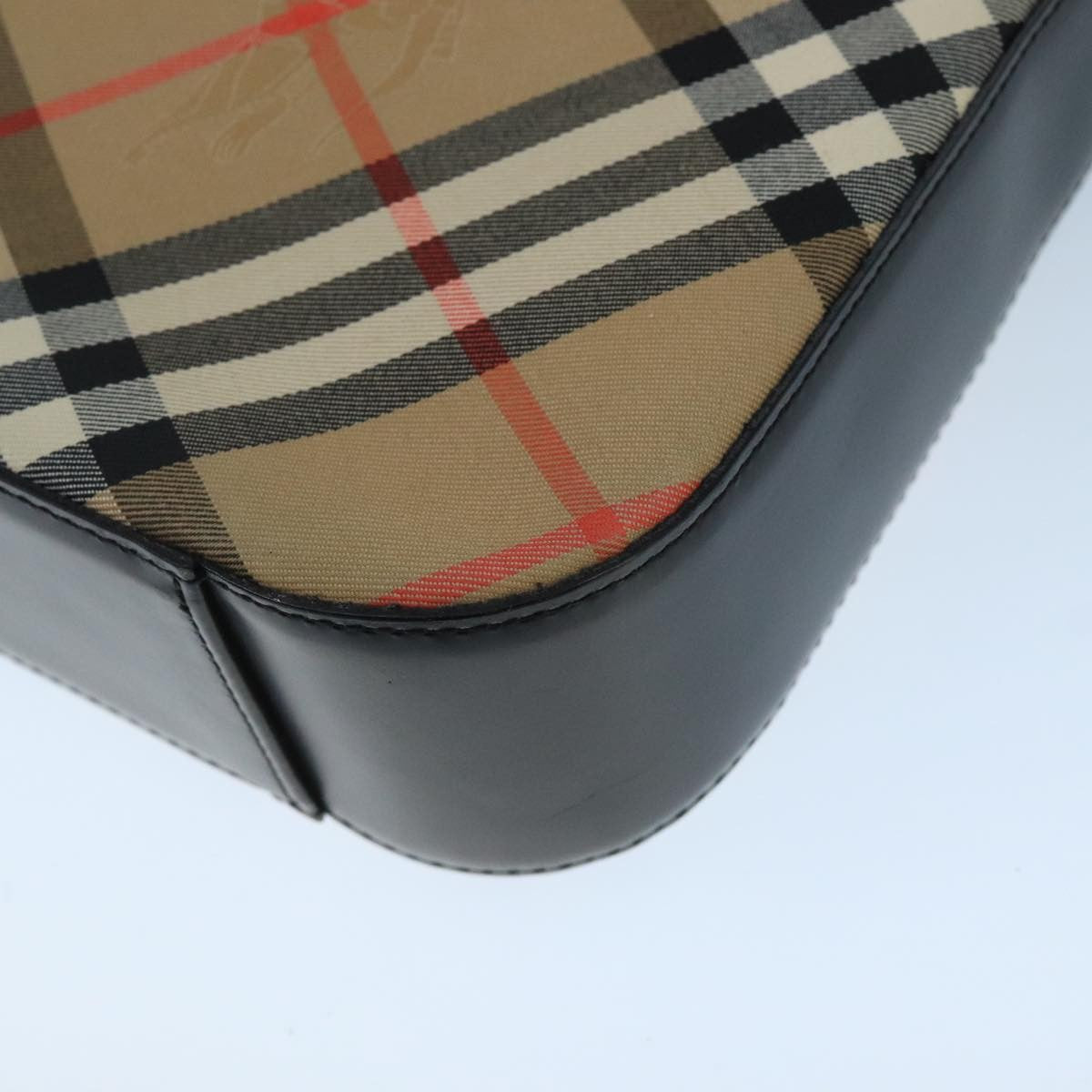 Burberry Nova check Shoulder bag Canvas, BEIGE, CANVAS, Shoulder bag