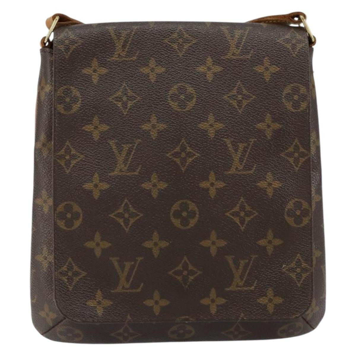 Louis Vuitton Musette Salsa Handbag Monogram Canvas, BROWN, CANVAS, Shoulder bag