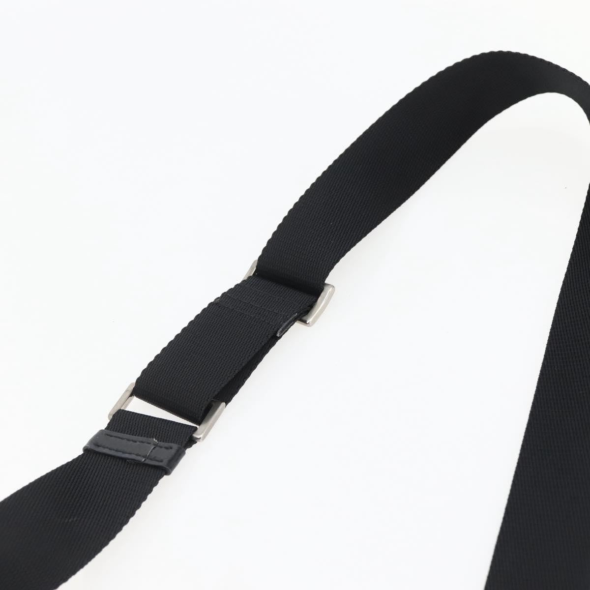 Prada Buckle Messenger Bag Tessuto, BLACK, NYLON, Crossbody bag