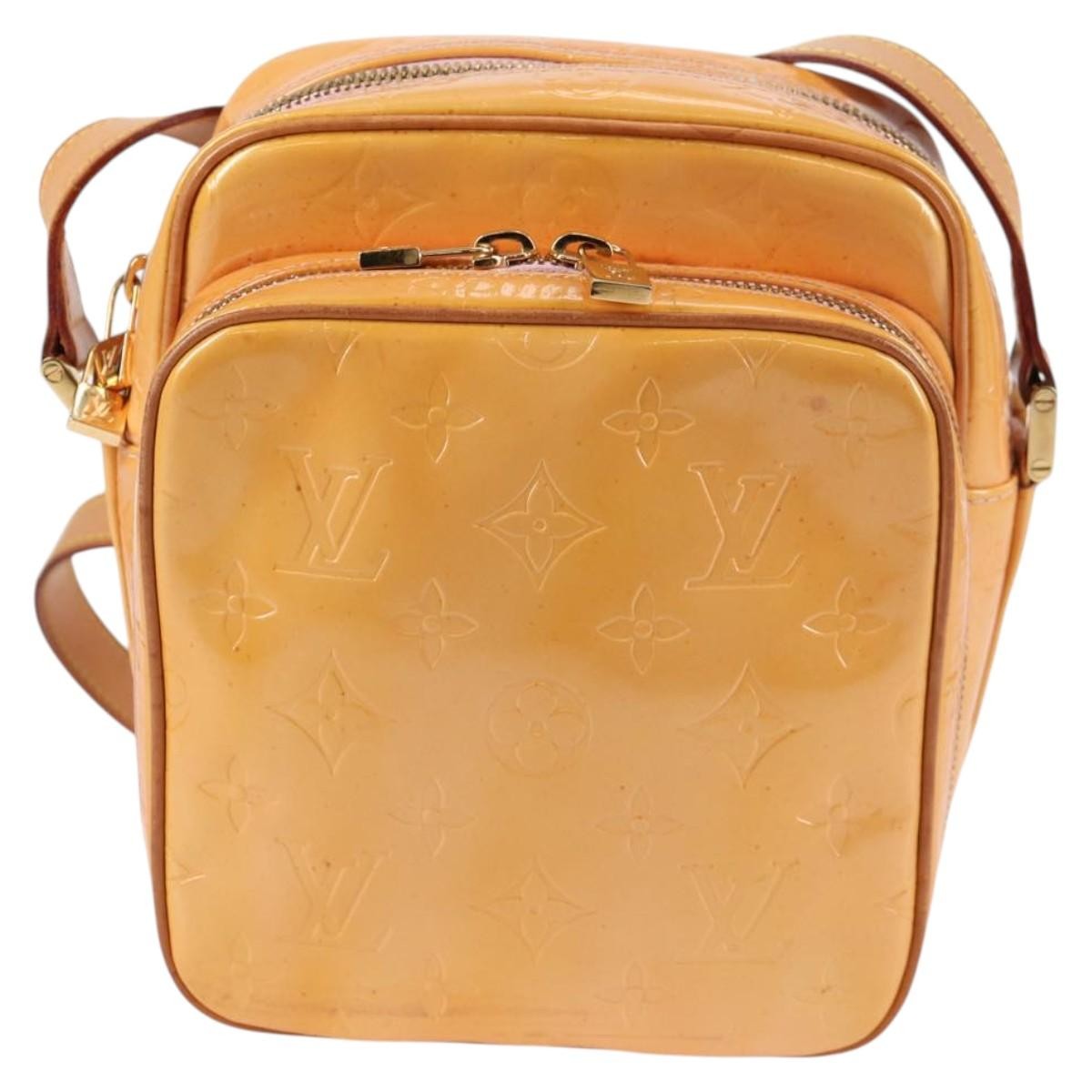Louis Vuitton Wooster Handbag Monogram Vernis, BEIGE, PATENT_LEATHER, Handbag