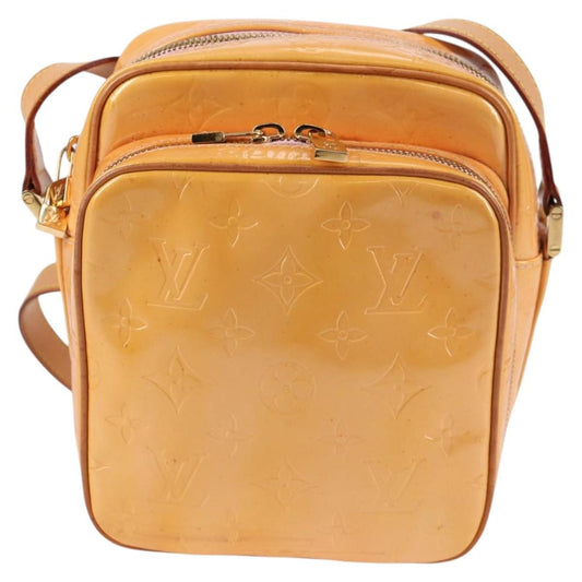 Louis Vuitton Wooster Handbag Monogram Vernis, BEIGE, PATENT_LEATHER, Handbag