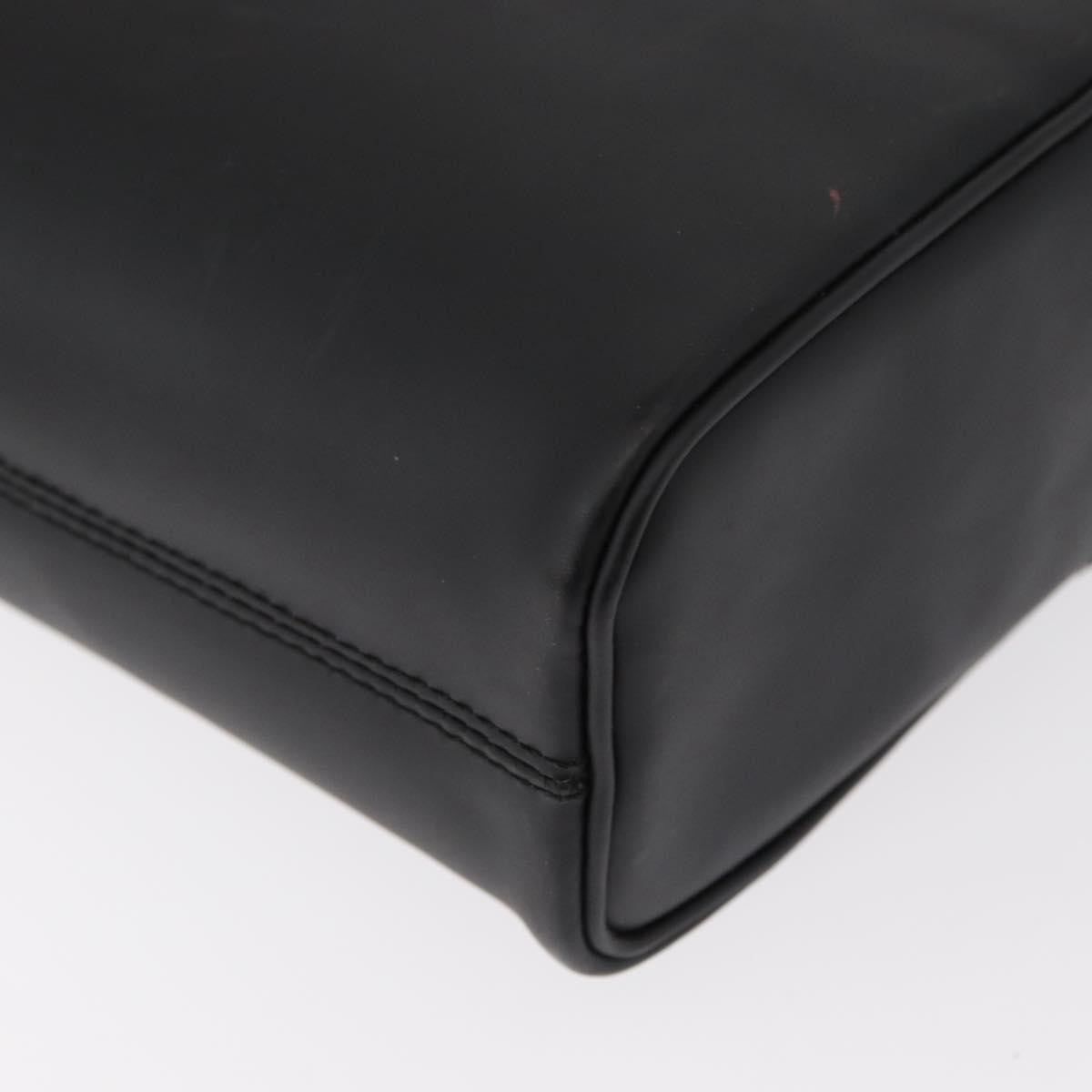 Salvatore Ferragamo Gancini Shoulder Bag Leather, BLACK, PATENT_LEATHER, Shoulder bag