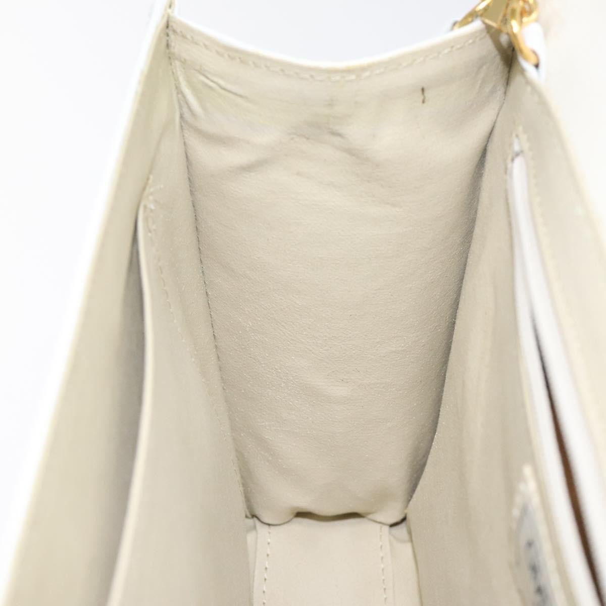 Givenchy Vintage 4G shoulder bag Leather, WHITE, LEATHER, Shoulder bag