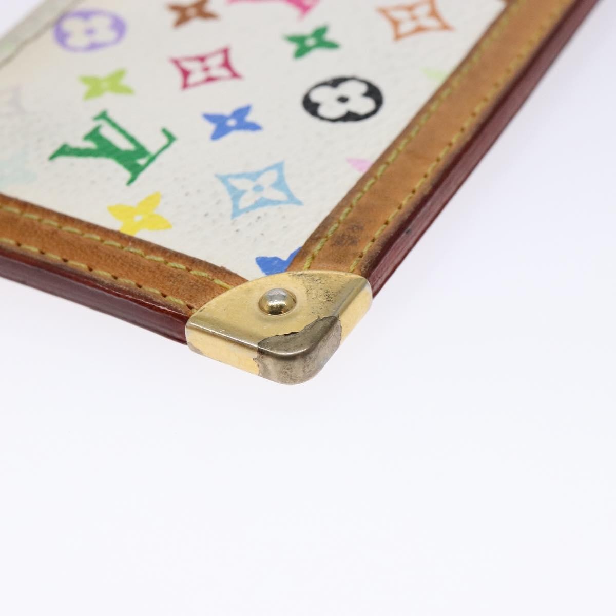 Louis Vuitton Pochette Clés Monogram Canvas, WHITE, CANVAS, Wallets