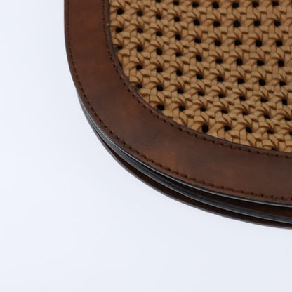 Stella McCartney Flap Shoulder Bag Polyester, BROWN, POLYESTER, Shoulder bag